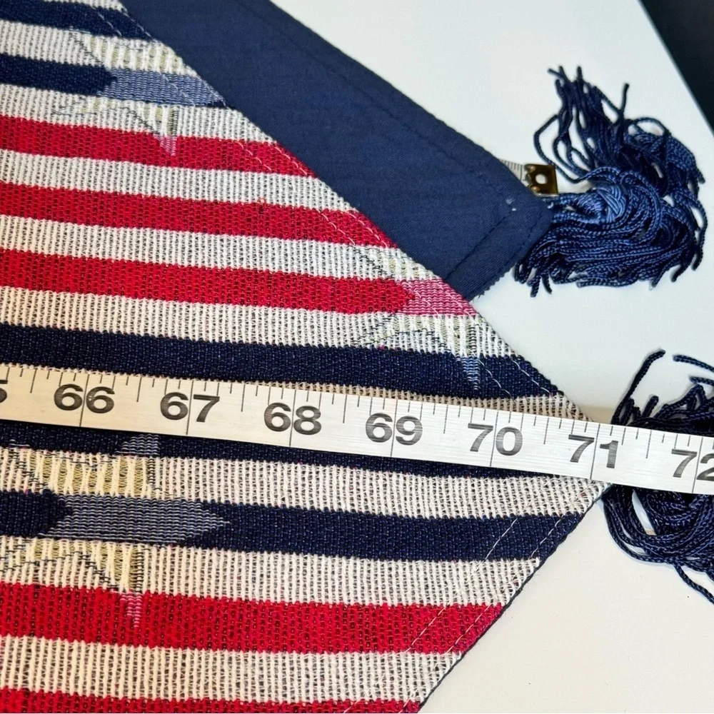 Red White & Blue-Patriotic-Table Runner